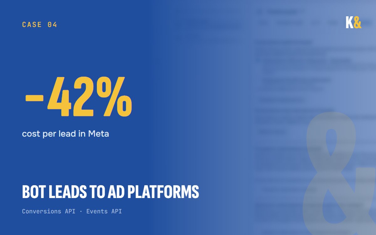 Telegram bot leads to ad platforms